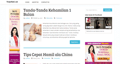 Desktop Screenshot of pengenhamil.com